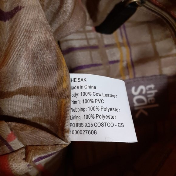 The Sak Iris Black Pebbled Leather Tote Bag - Picture 15 of 16